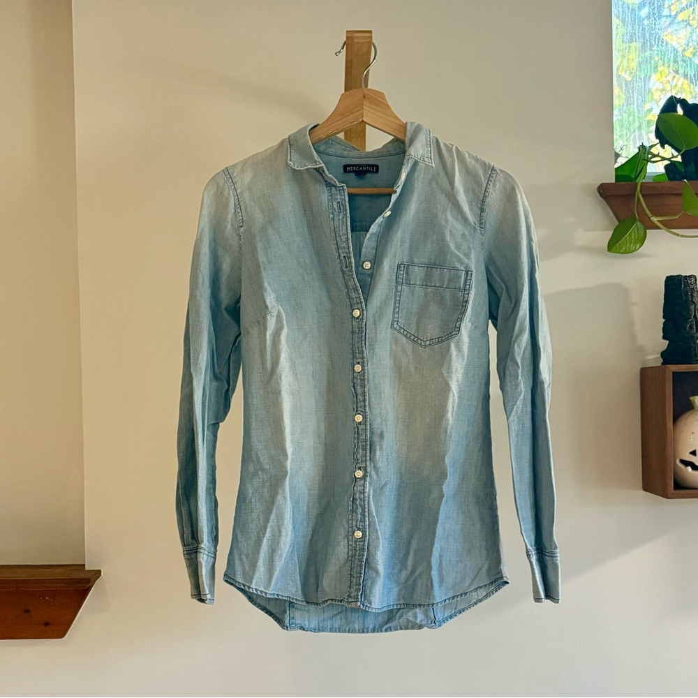 Light Blue Denim Shirt